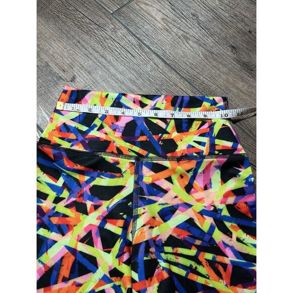 Fleo Women's Multicolor 4” High Rise Bike Shorts Size X-Small - Picture 4 of 7